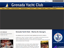 Tablet Screenshot of grenadayachtclub.com